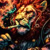 Lion Smoking Cigar Paint By Numbers