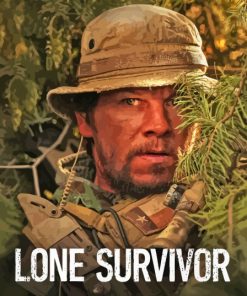 Lone Survivor War Movie Poster Painting By Numbers