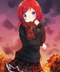 Maki Nishikino Character Painting By Numbers