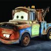 Mater Tow Truck Paint By Numbers