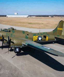 Military Memphis Belle Plane Paint By Numbers