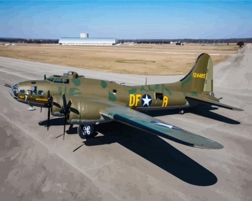 Military Memphis Belle Plane Paint By Numbers