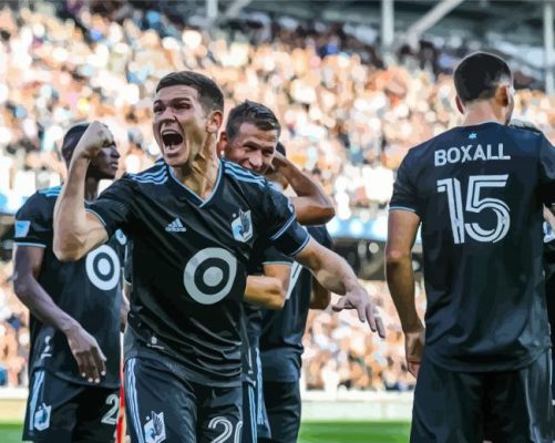 Minnesota United FC Team Paint By Numbers