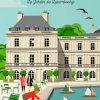 Paris Jardin Du Luxembourg Poster Painting By Numbers