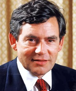 Politician Gordon Brown Painting By Numbers