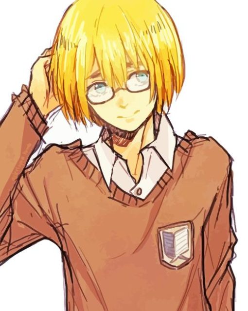 Shy Armin Arlert Painting By Numbers