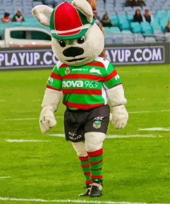 South Sydney Rabbitohs NRL Mascot Painting By Numbers