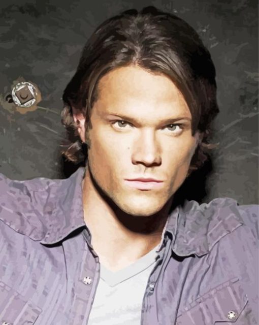 Supernatural Sam Winchester Painting By Numbers