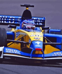 The R202 F1 Racing Car Painting By Numbers