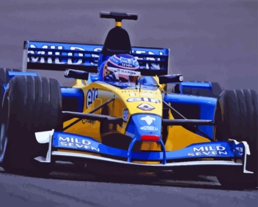 The R202 F1 Racing Car Painting By Numbers