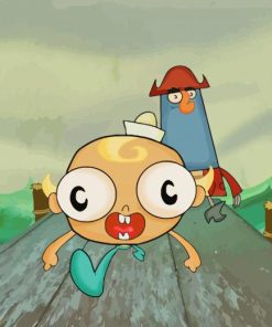 The Misadventures Of Flapjack Animated Serie Paint By Numbers