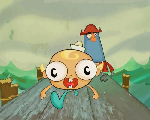 The Misadventures Of Flapjack Animated Serie Paint By Numbers