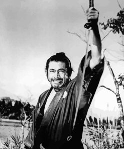 Toshiro Mifune Actor Painting By Numbers