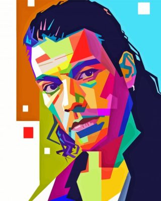 Van Damme Pop Art Paint By Numbers