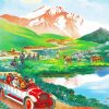 Vars Alpes Road Poster Painting By Numbers