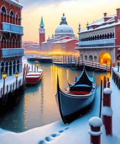 Venice In Christmas Time Painting By Numbers