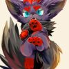 Zorua Pokemon Species Art Paint By Numbers