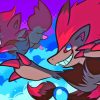 Zorua And Zoroark Paint By Numbers