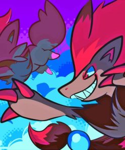 Zorua And Zoroark Paint By Numbers