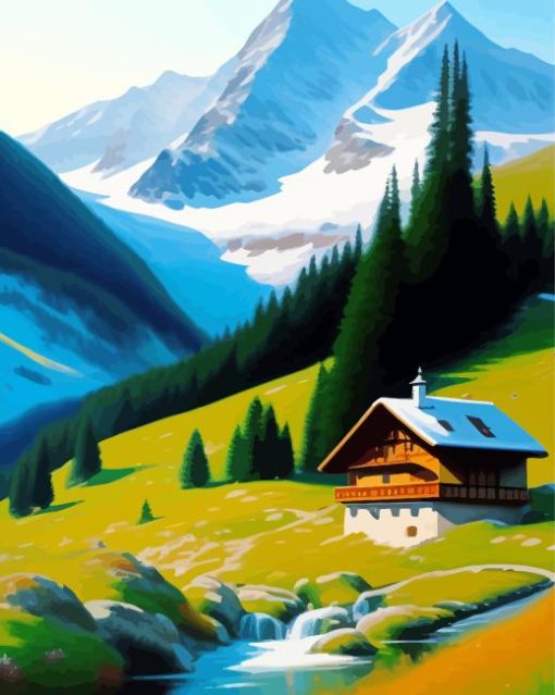 Arosa In Switzerland Painting By Numbers