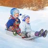 Children Sledding Painting By Numbers