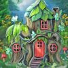 Cool Fairy Cottage Paint By Numbers