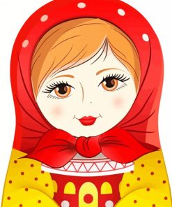 Adorable Matryoshka Painting By Numbers