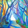 Dark Hedges Art Painting By Numbers