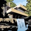 Falling Water Historical Landmark Painting By Numbers