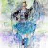 Female Highland Dancer Painting By Numbers