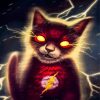 Flash The Super Cat Paint By Numbers