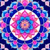 Floral Mandala Art Painting By Numbers