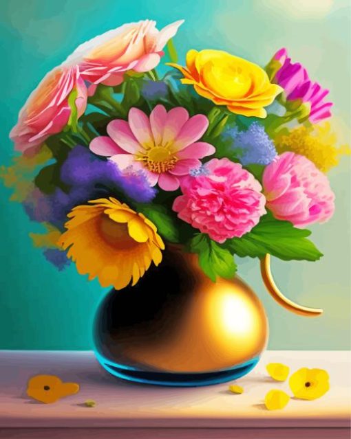 Flowers Painting By Numbers