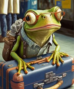 Frog Traveler Painting By Numbers