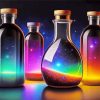 Galaxy Bottles Painting By Numbers