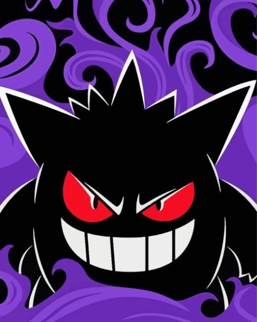 Gengar Painting By Numbers