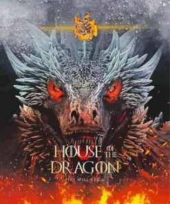 House Of Dragon Poster Painting By Numbers