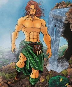 Jamie Fraser Outlander Art Painting By Numbers