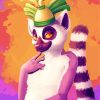 King Julian Art Painting By Numbers