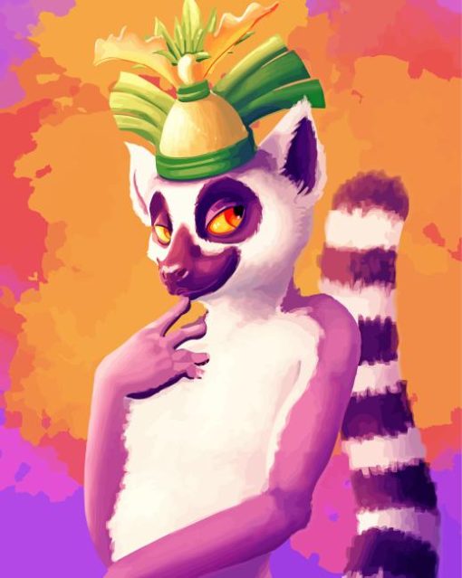 King Julian Art Painting By Numbers