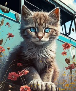 Kitten Painting By Numbers