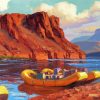 Rafting Boats Painting By Numbers