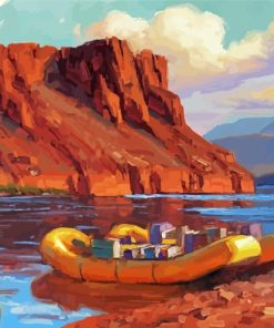 Rafting Boats Painting By Numbers