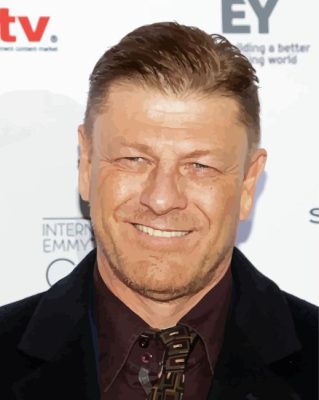 Sean Bean Painting By Numbers