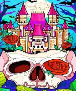 Skull Castle Painting By Numbers