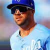 The Baseball Player Whit Merrifield Painting By Numbers