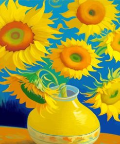 Van Gogh Sunflowers Painting By Numbers