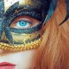 Woman In Mask Painting By Numbers