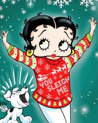 Betty Boop Christmas By Numbers