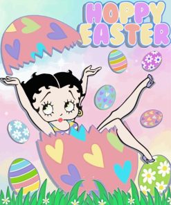 Betty Boop Easter Painting By Numbers